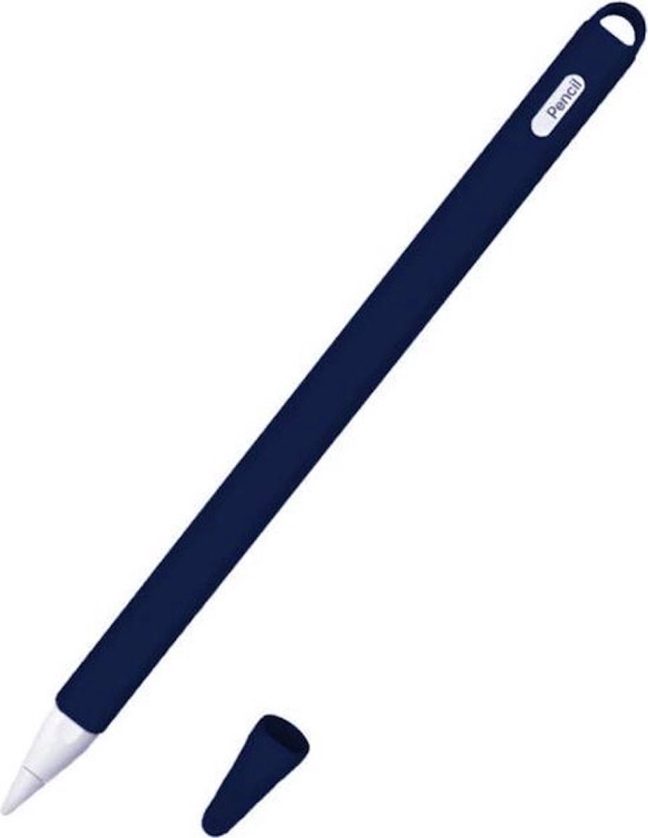 Apple pencil Beschermhoes – Geschikt voor Apple Pencil 2 – Handdetectie – Donker blauw