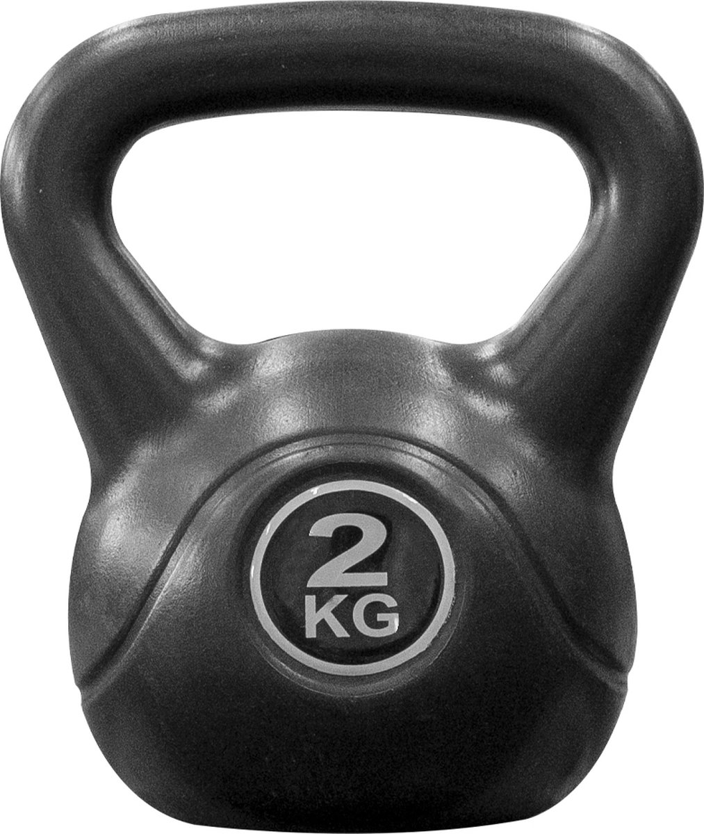 Focus Fitness - Kettlebell - 2 KG - Cement - Gewichten