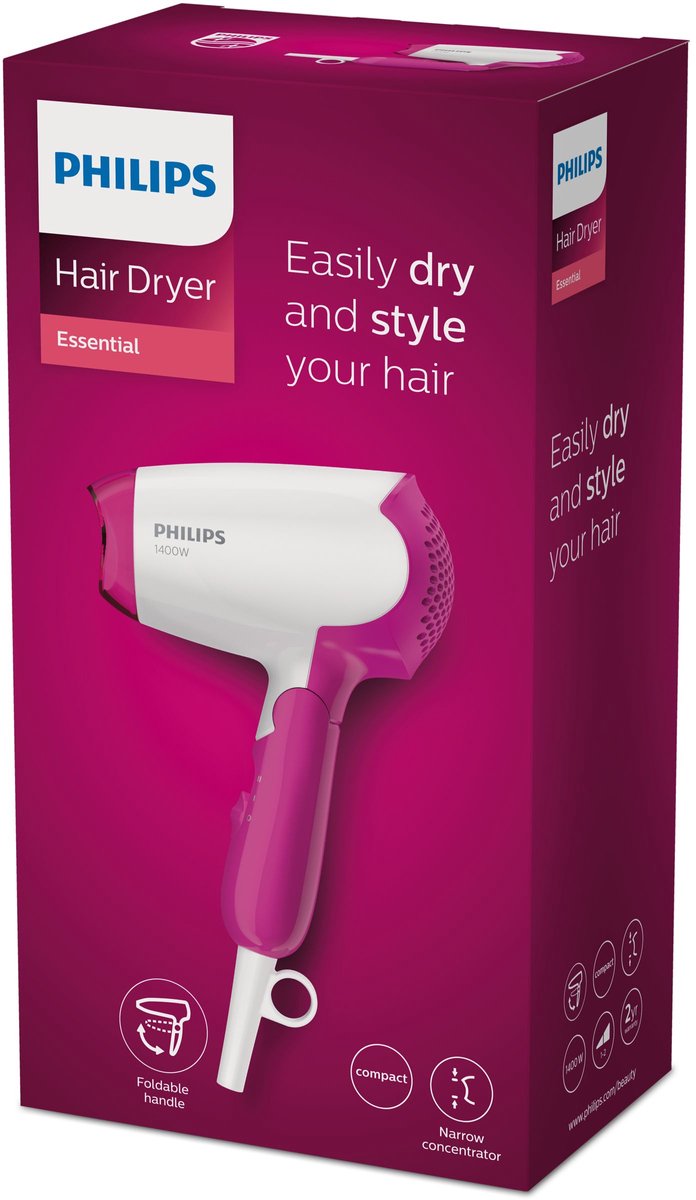 Philips DryCare Theremoprotect - Föhn - Reisföhn - BHD003/00 — afbeelding 7