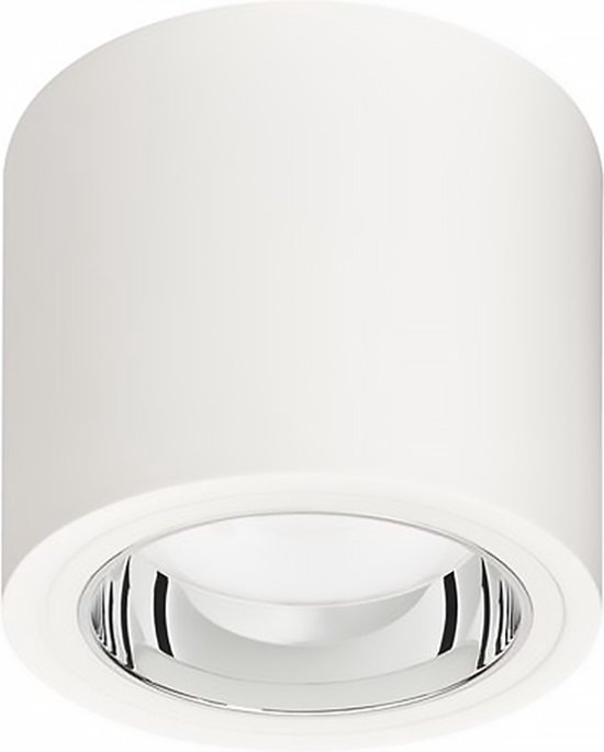 Philips LED Downlight LuxSpace Compact Lage hoogte DN570C VLC-E 16.5W 2200lm 80D - 830 Warm Wit | 250mm - Aluminium Reflector - Dali Dimbaar
