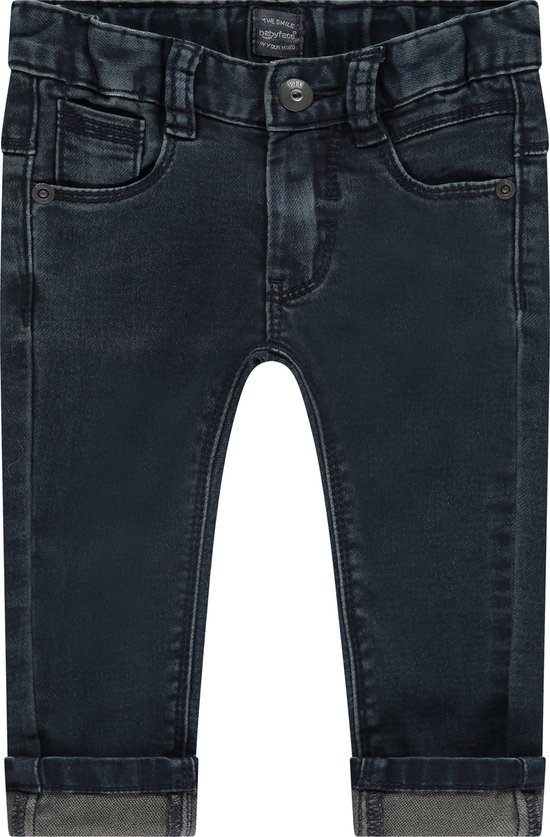 Noppies regular fit jog denim Rogers donkerblauw | wehkamp