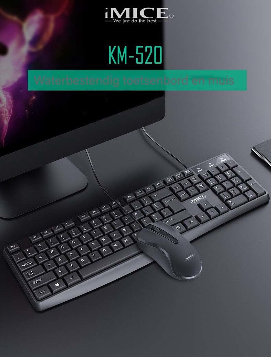 Draadloos toetsenbord - draadloze muis KM-520