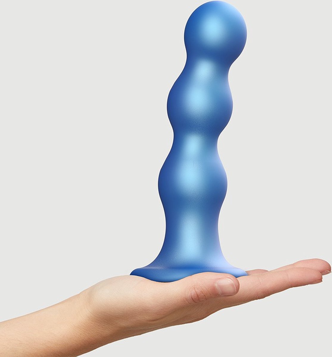 Goedkoopste Strap-On-Me - Dildo Plug Balls - Metallic Blauw