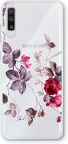 Case Company® - Coque Samsung Galaxy A70 - Belles fleurs - Coque souple pour téléphone - Protection sur tous les côtés et bord d'écran