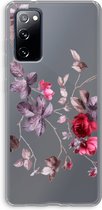 Case Company® - Hoesje geschikt voor Samsung Galaxy S20 FE / S20 FE 5G hoesje - Mooie bloemen - Soft Cover Telefoonhoesje - Bescherming aan alle Kanten en Schermrand