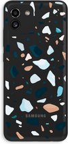 Case Company® - Hoesje geschikt voor Samsung Galaxy A03 hoesje - Terrazzo N°13 - Soft Cover Telefoonhoesje - Bescherming aan alle Kanten en Schermrand