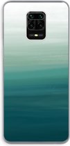 Case Company® - Hoesje geschikt voor Xiaomi Redmi Note 9 Pro hoesje - Ocean - Soft Cover Telefoonhoesje - Bescherming aan alle Kanten en Schermrand