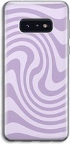 Case Company® - Coque Samsung Galaxy Swirl - Tourbillon Violet - Coque souple pour téléphone - Protection sur tous les côtés et bord d'écran