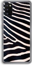 Case Company® - Hoesje geschikt voor Samsung Galaxy A41 hoesje - Zebra - Soft Cover Telefoonhoesje - Bescherming aan alle Kanten en Schermrand