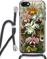 Case Company® - iPhone 7 hoesje met Koord - Haeckel Orchidae - Telefoonhoesje met Zwart Koord - Extra Bescherming aan alle Kanten en Over de Schermrand