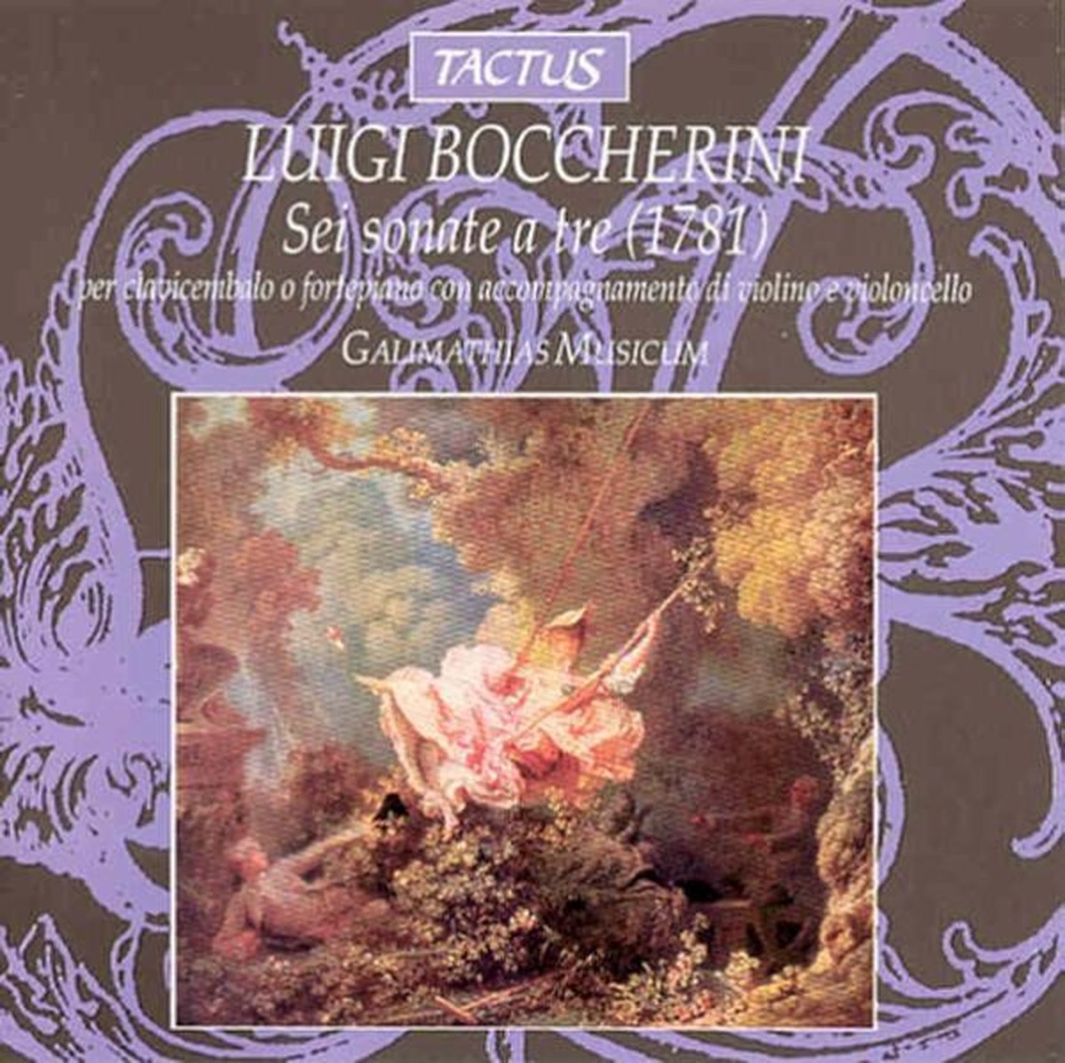 Galimathias Musicum - Boccherini: Sei Sonate A Tre (1781) (CD)