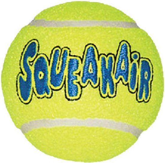Kong Air Squeakair Tennis Ball XL Bal 94 mm x 89 mm x 89 mm Geel