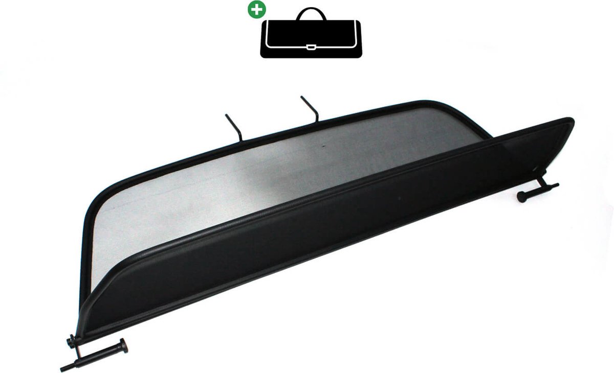 Windscherm BMW 6-Serie E64 | 2003-2011 | incl. luxe opbergtas | Zwart