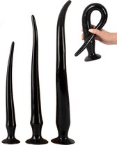 Lusty Super Long Butt Plug Set de 3 - Avec Ventouse - Flexible - Plug Anal pour Avancé - Anal Toys - Sex Toys - Jouets sexuels Toys
