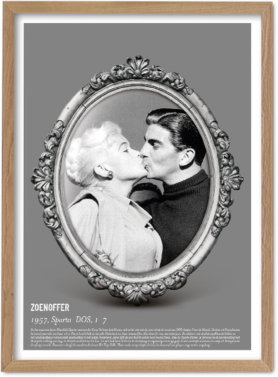 FC Kluif 'Zoenoffer' Poster - 70 x 50 cm