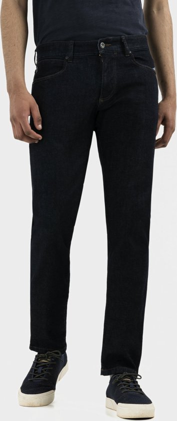 camel active Slim Fit 5-Pocket Jeans - Maat menswear-46/32 - Dunkelblau