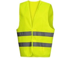 Veiligheid verkeersvest veiligheidsvest hesje XXL reflecterend geel