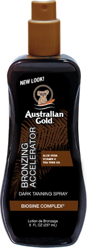 Australian Gold ® Spray accélérateur de bronzage foncé avec Poudres  bronzantes - Crème... | bol.com