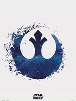 Star Wars Rebel Logo - Art Print Poster 30x40cm