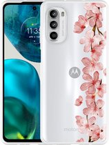 Motorola Moto G52 Hoesje Flower Branch - Designed by Cazy