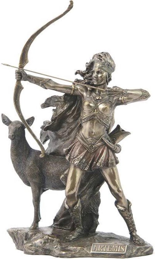 Veronese Design Artemis à la chasse Diana Déesse de la chasse Statue en bronze...