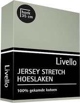 Livello (topper) Hoeslaken Jersey Mineral 160x200
