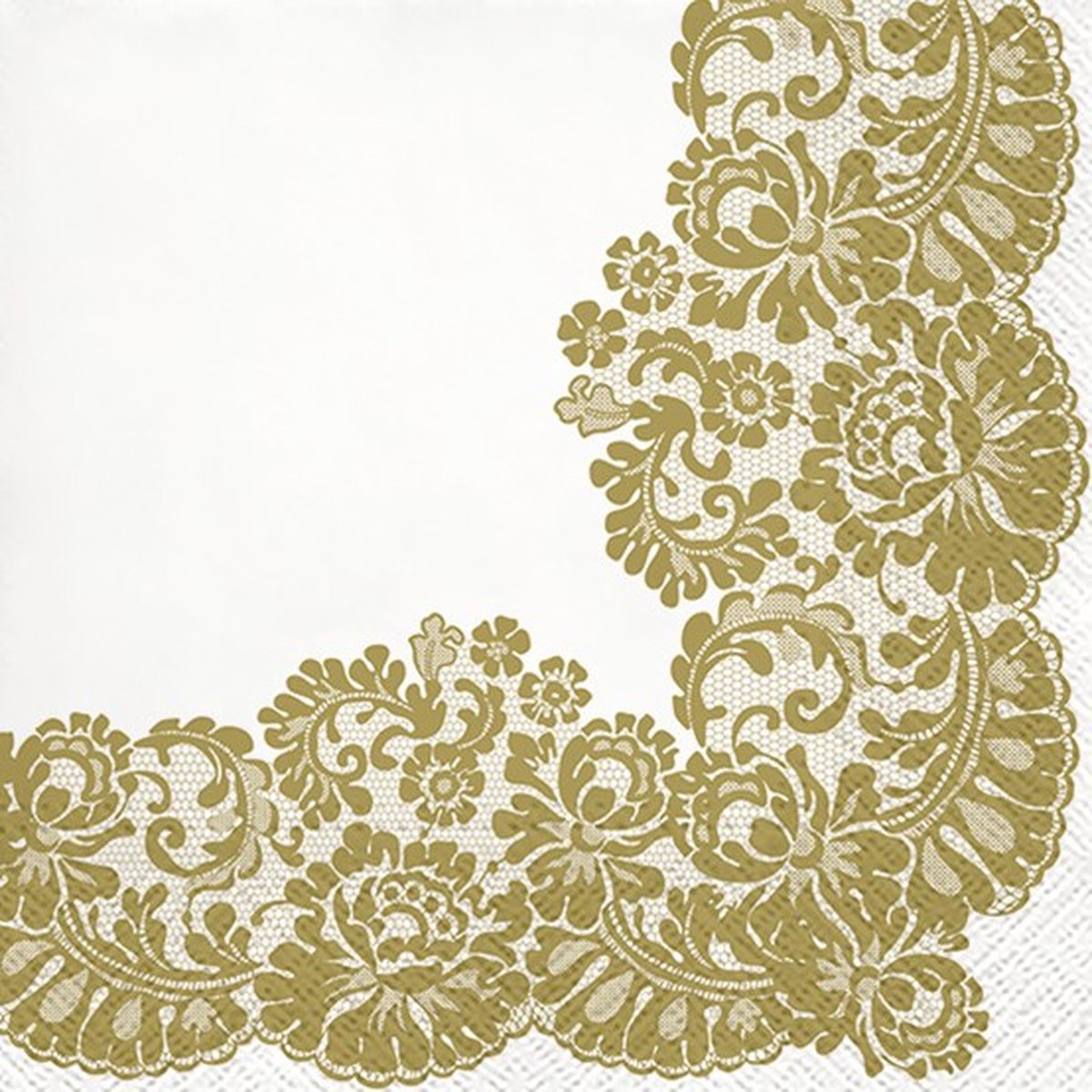 Pakje van 20 Servetten, 33 cm x 33 cm - verpakking van 20 servietten