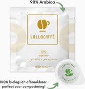 Lollo Caffè "Oro" Arabica Koffie - ESE Koffiepads - 150 stuks - Napolitaanse gebrande koffie