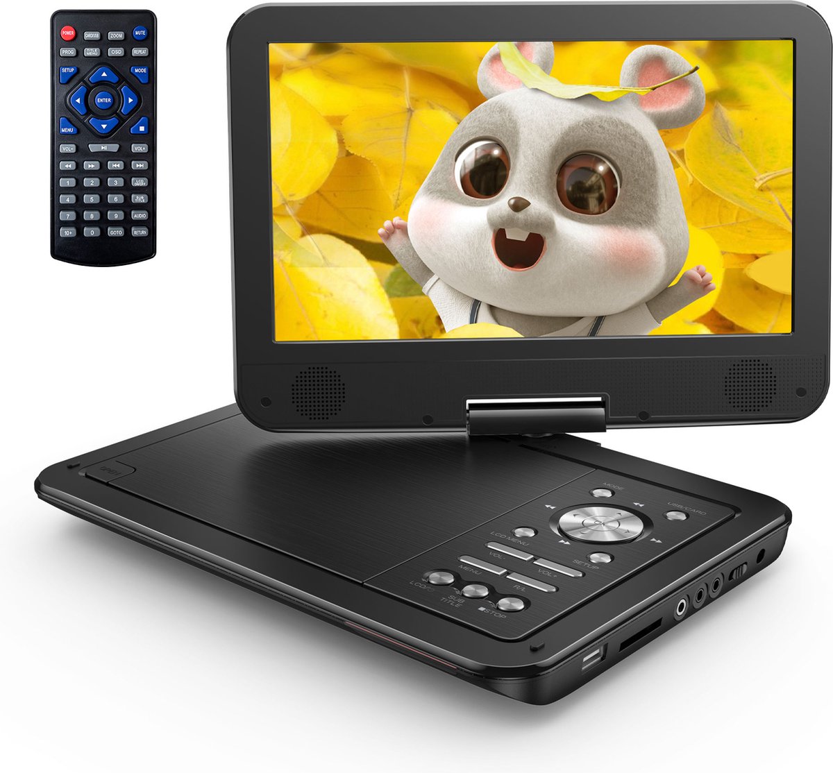 Lecteur DVD portable YOTON 12,5" avec écran rotatif HD 10,5" pour voiture  et Enfants... | bol.com