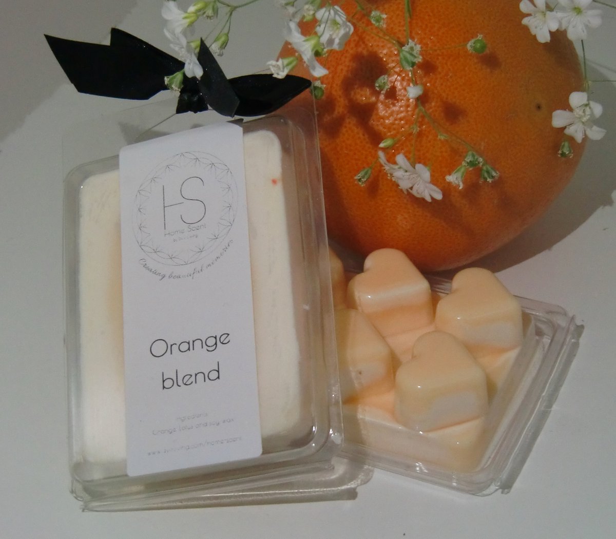 HomeScent | Orange blend vegan wax melt 2 stuks