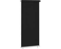 vidaXL - Rolgordijn - voor - buiten - 105(B)x230(H) - cm - zwart