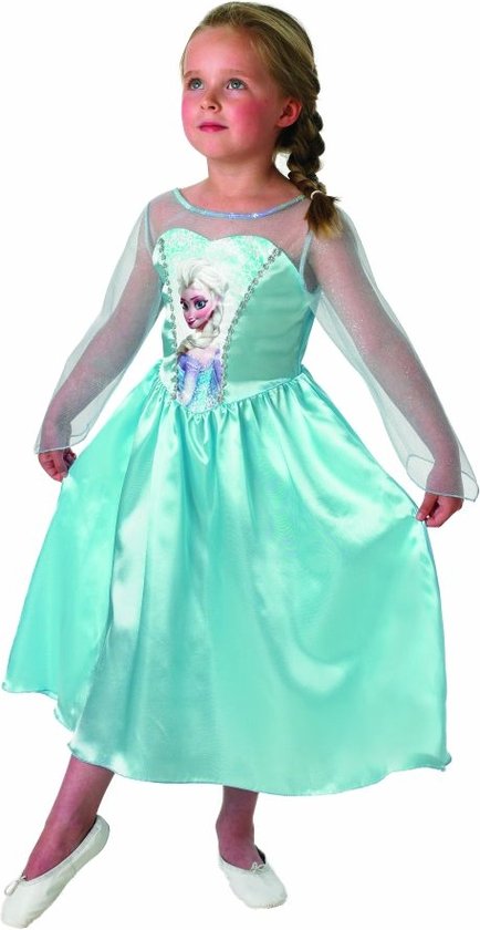 Leerling T Beroemdheid Elsa Jurkje Maat 122 / 128 - Disney Frozen kinderkostuum | bol.com