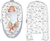 Babynestje / Babynest - Premium kwaliteit, confort katoen, Babybedje, Bumper voor babybedje, knuffelnest voor babybedje