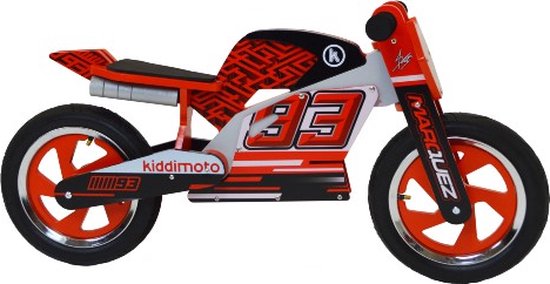 Product: KIDDIMOTO loopfiets - 2019 Marc Marquez Superbike - Rood/Wit - 10 INCH, van het merk Kiddimoto
