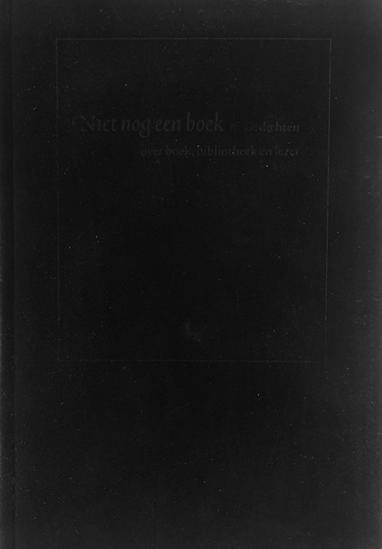 Cover van het boek 'Niet nog een boek / druk 1' van  Onbekend