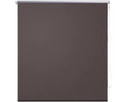 vidaXL - Rolgordijn - verduisterend - 104,4x175 - cm - koffiebruin