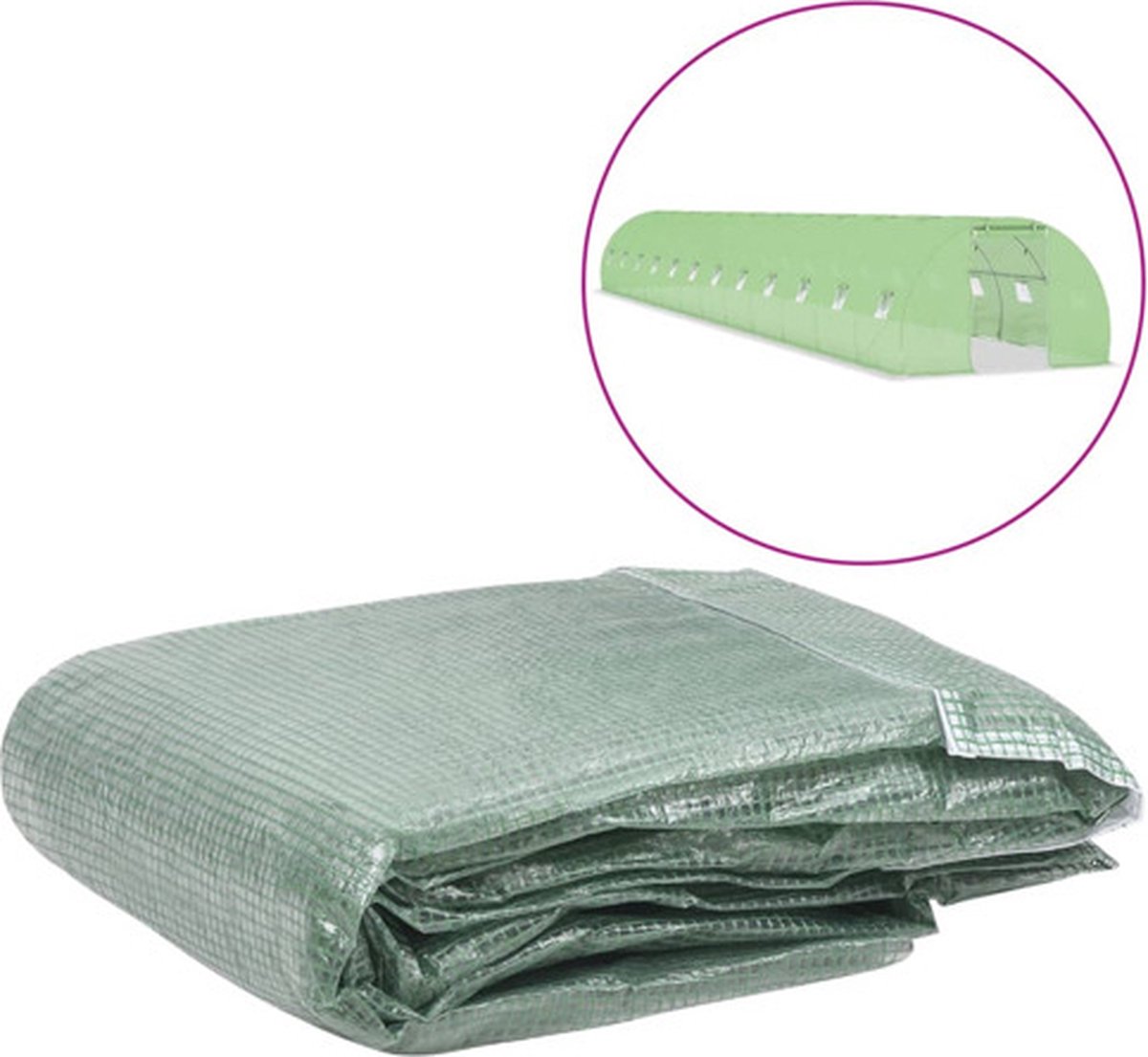 vidaXL Kashoes - vervangend - (54 - m²) - 300x1800x200 - cm - groen