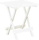 vidaXL Table de vidaXL pliante 45x43x50 cm plastique blanc