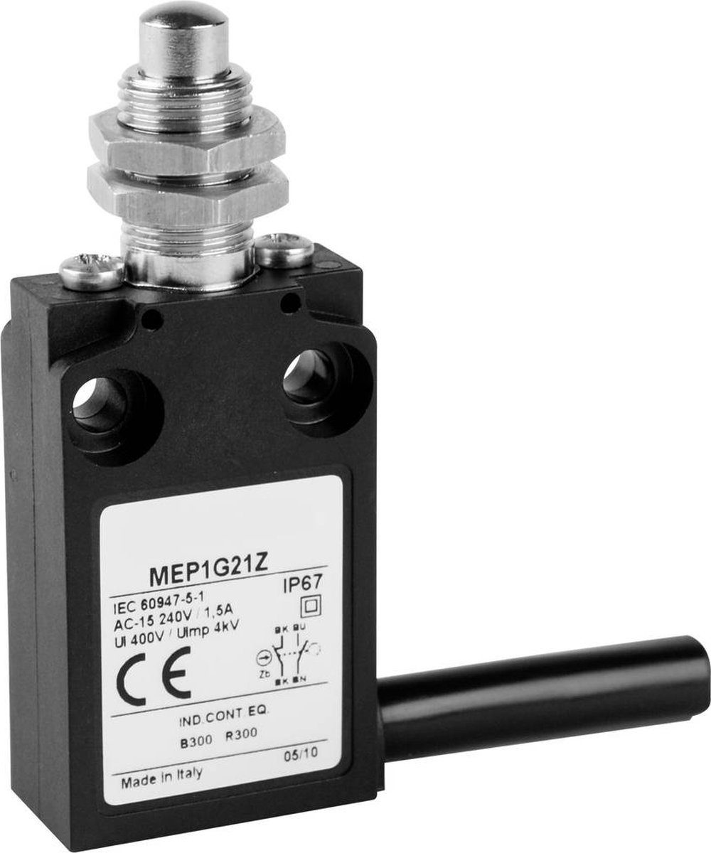 Panasonic MEP1G21Z MEP1G21Z Eindschakelaar 24 V 5 A Plunjer met schroefdraad IP67 1 stuk(s)