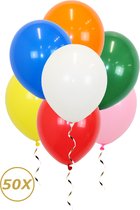Ballons à l'hélium colorés Décoration d'anniversaire Décoration de Fête Ballon Décoration' anniversaire colorée - 50 pièces