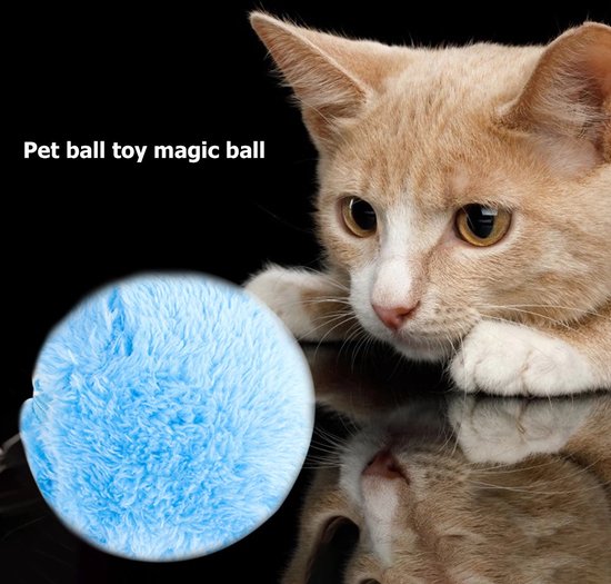 Kattenspeelgoed - Magic pet roller - Automatisch rollende bal - Speeltje voor huisdier - Katten speeltje -  Hondenspeeltje - Kattenspeeltje - Honden bal - Huisdier in beweging houden - Bal - Kat - Hond - Bewegen