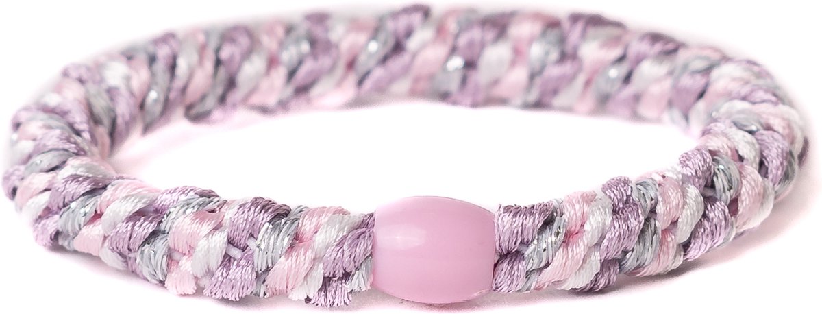Banditz Haarelastiekje en armbandje 2-in-1 lavender pink mix | DEZELFDE DAG VERZONDEN (vóór 15.00u besteld)