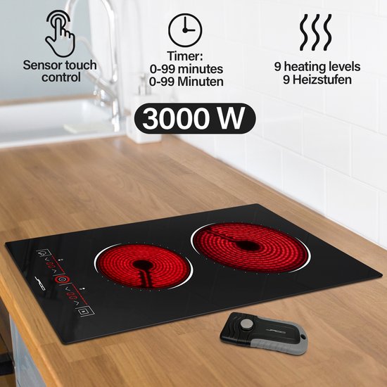 Table de cuisson - Table de cuisson électrique - Table de cuisson à  induction - 2... | bol.com