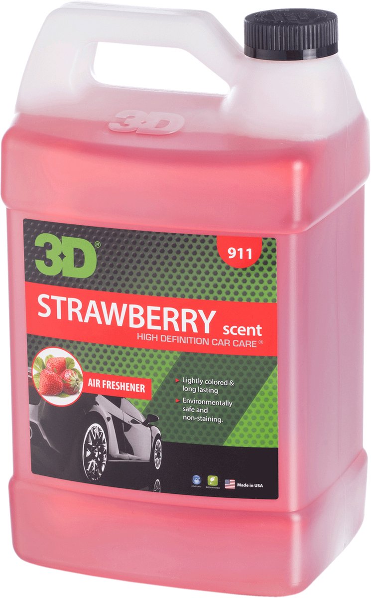 3D Strawberry scent air freshner - gallon