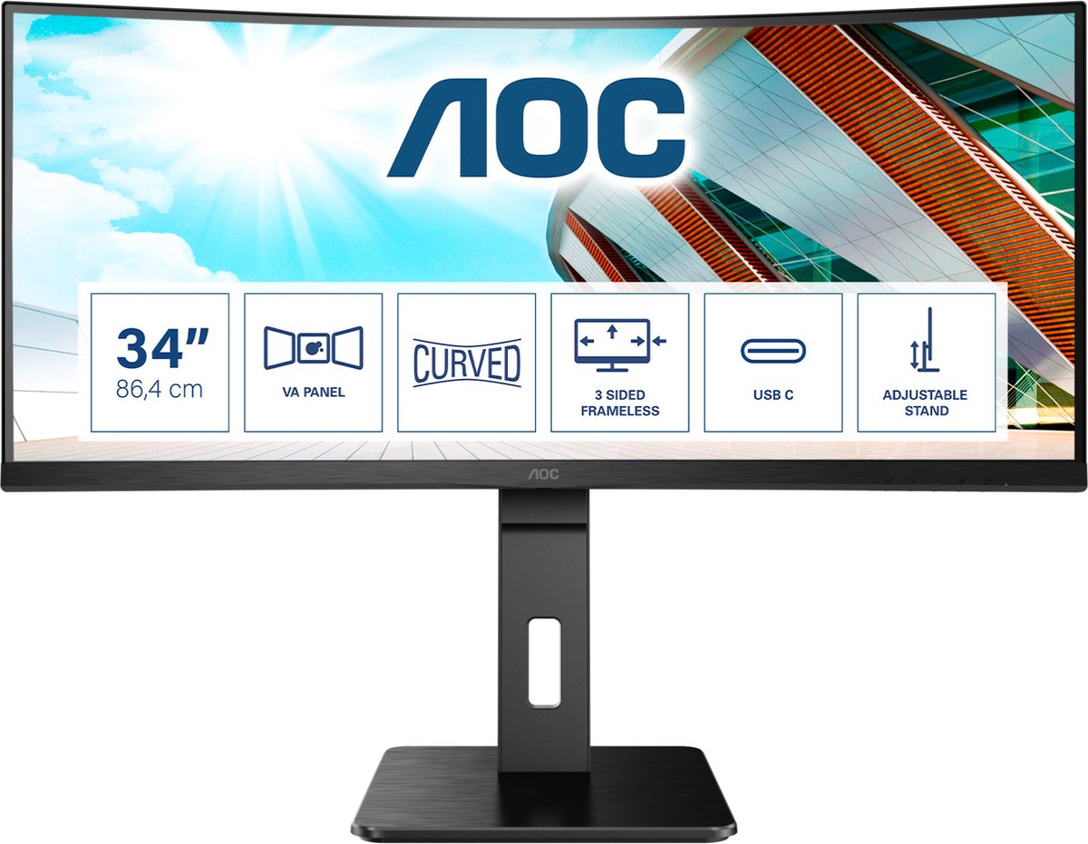 AOC CU34P2C computer monitor 86,4 cm (34