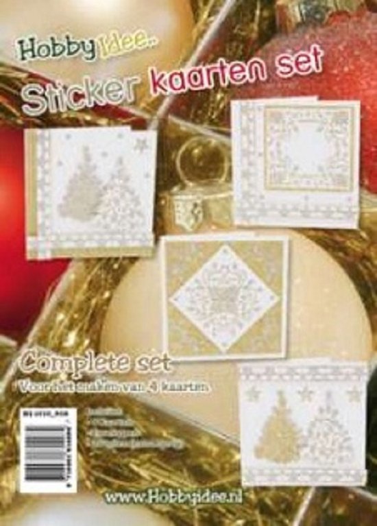 Foto: Hobby idee kaartenset met stickervellen hi 1010 302