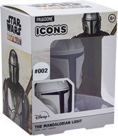 Paladone Products Star Wars - The Mandalorian Icon Light Helmet Tafellamp - Multicolours
