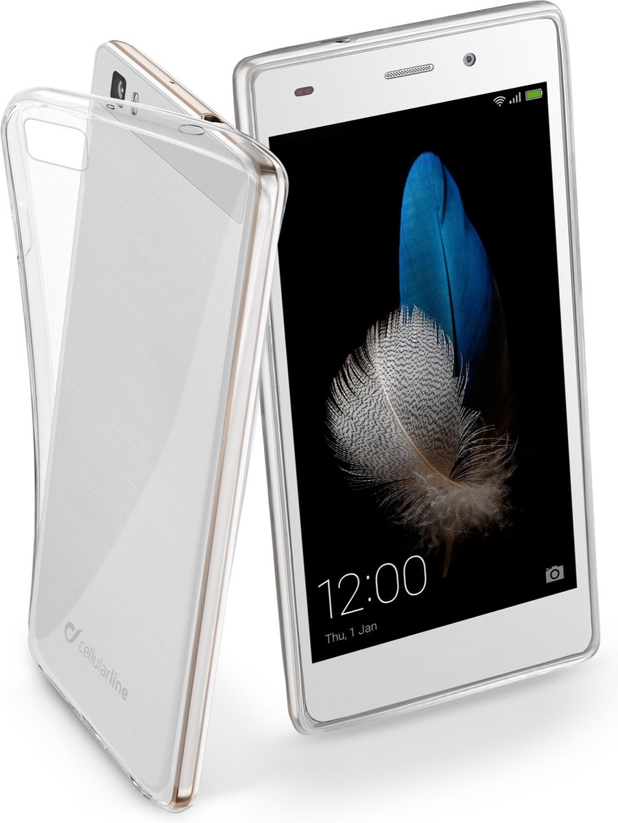 Cellular Line Huawei P8 Lite, case, fine soft, transparent