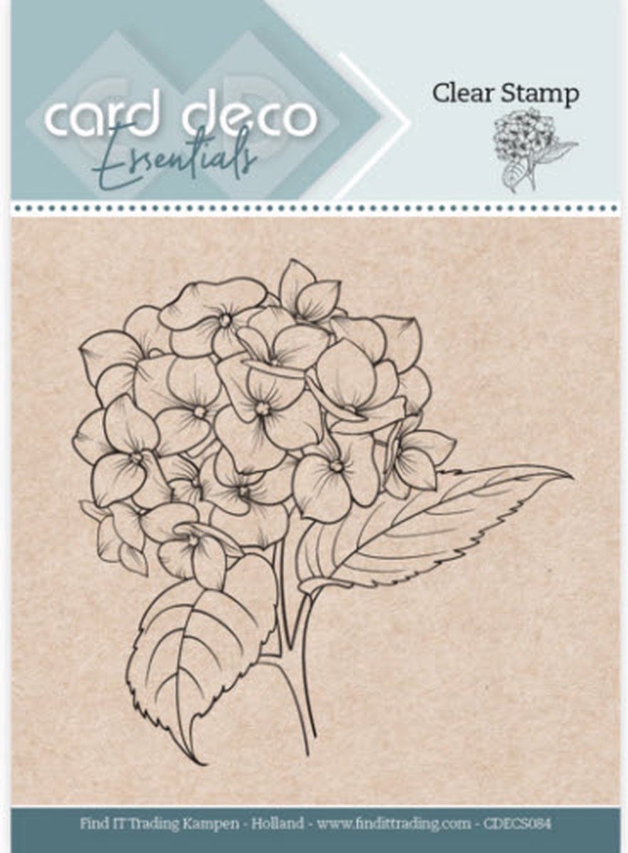 Card Deco Essentials Clear Stamps - Hortensia