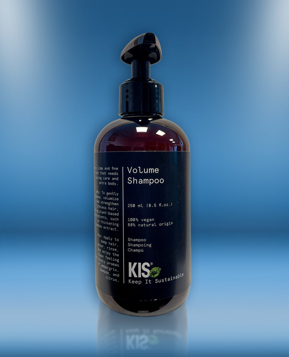 KIS Green Volume Shampoo 250 ml - Normale shampoo vrouwen - Voor Alle haartypes